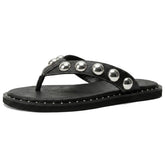 Flip Flop Studded Thong Slides Sandals