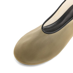 Tulle Mesh Ballet Flats for Women Round Toe Casual Comfortable Ballerina Flats