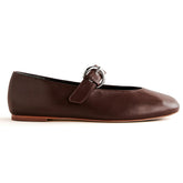 Mesh Ballet Flats for Women Animal Print Round Toe Mary Jane Flats Silver Buckle Ballerina Shoes