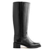 Knee High Boots for Women Square Toe Boots Casual Comfortable Chunky Block Heel Tall Boots Riding Boots