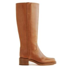 Knee High Boots for Women Square Toe Boots Casual Comfortable Chunky Block Heel Tall Boots Riding Boots