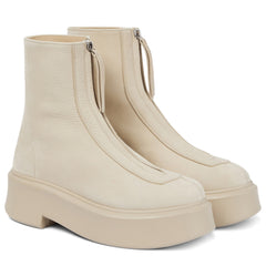 Platform Ankle Boots Chunky Block Heel Chelsea Fall Booties Winter Slip On Elastic Short Boots with Zipper