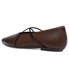 Women's Square Toe Ballet Flats Mary Jane Shoes