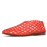 Jelly Mesh Ballet Flats Clear Hollow Beach Sandals