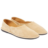 Suede Ballet Flats for Women Round Toe Slip On Casual Ballerina Shoes