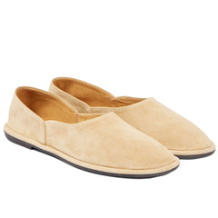 Suede Ballet Flats for Women Round Toe Slip On Casual Ballerina Shoes