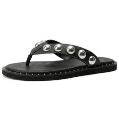 Flip Flop Studded Thong Slides Sandals