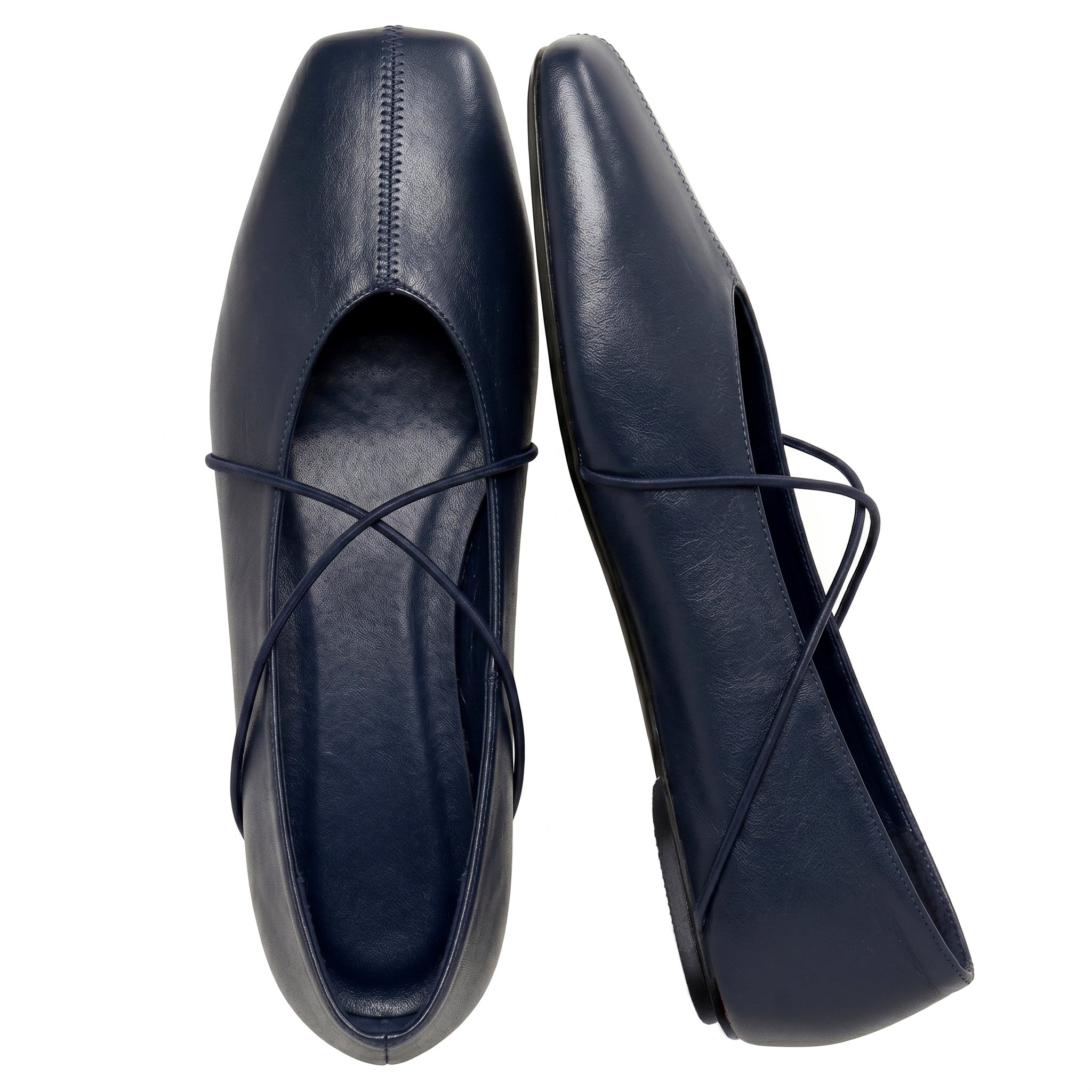 Women's Square Toe Ballet Flats Mary Jane Shoes