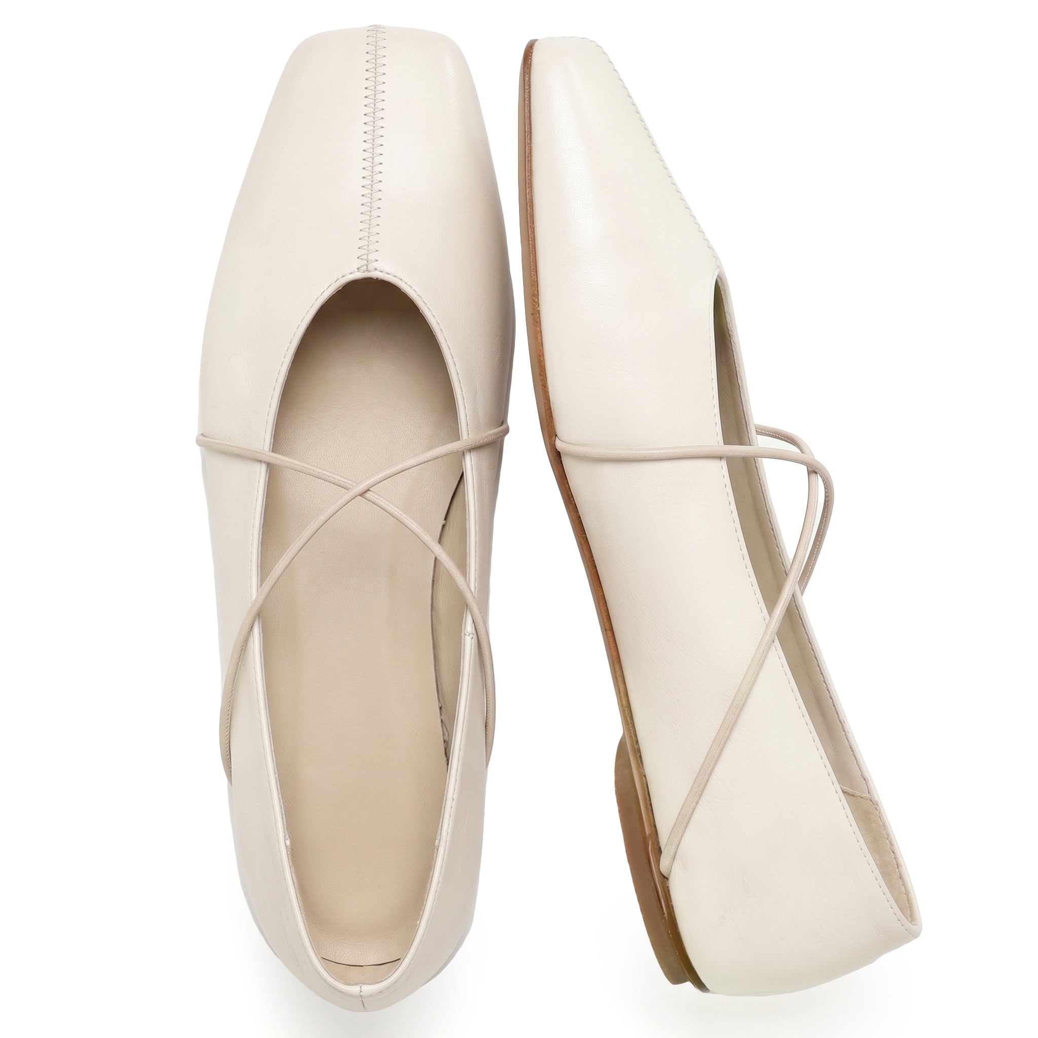Women's Square Toe Ballet Flats Mary Jane Shoes