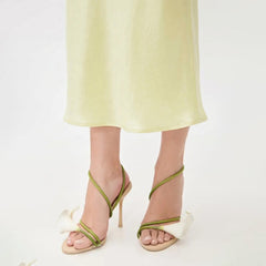 Flower High Heels Calla Lily Heeled Sandals