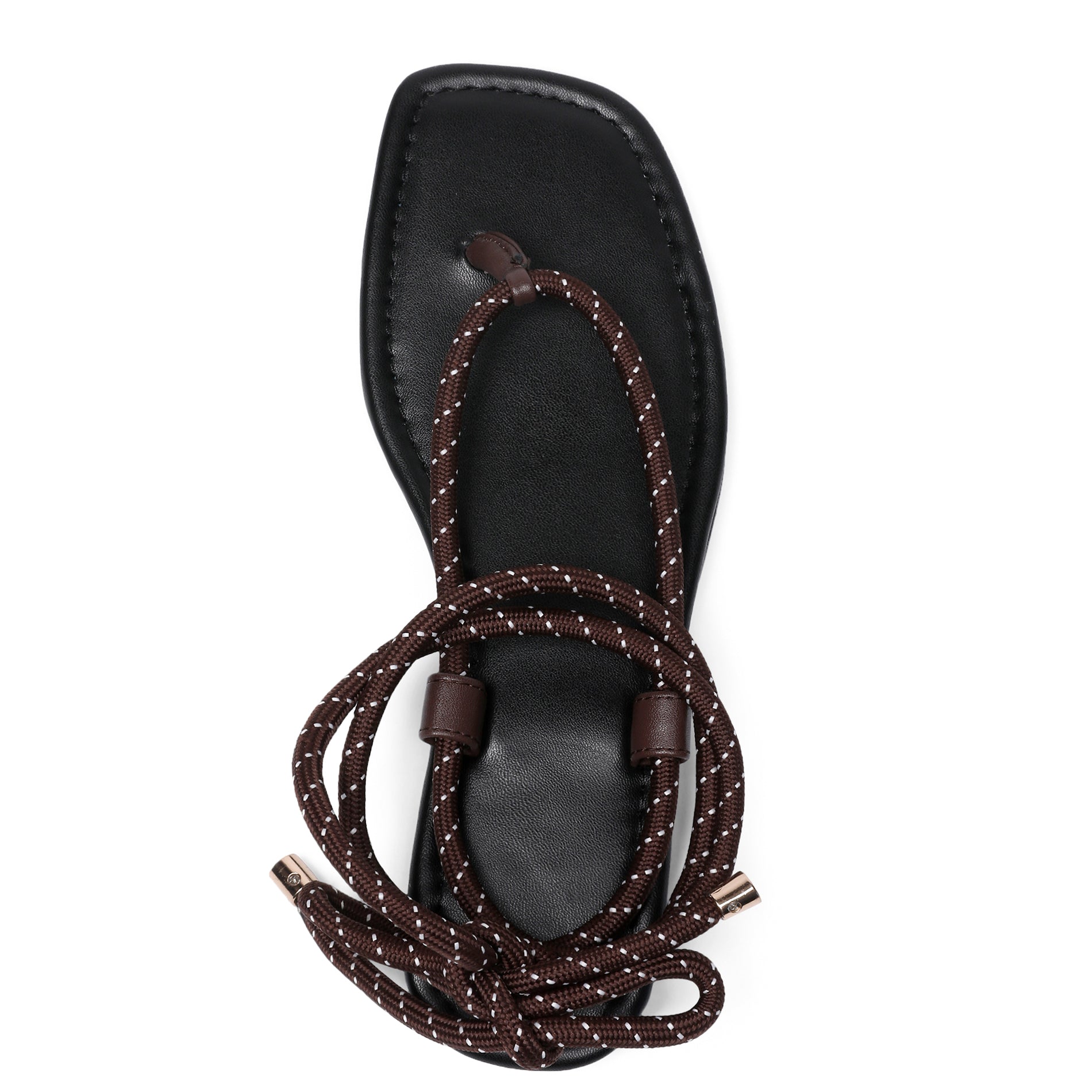 Rope Strappy Thong Flat Beach Sandals