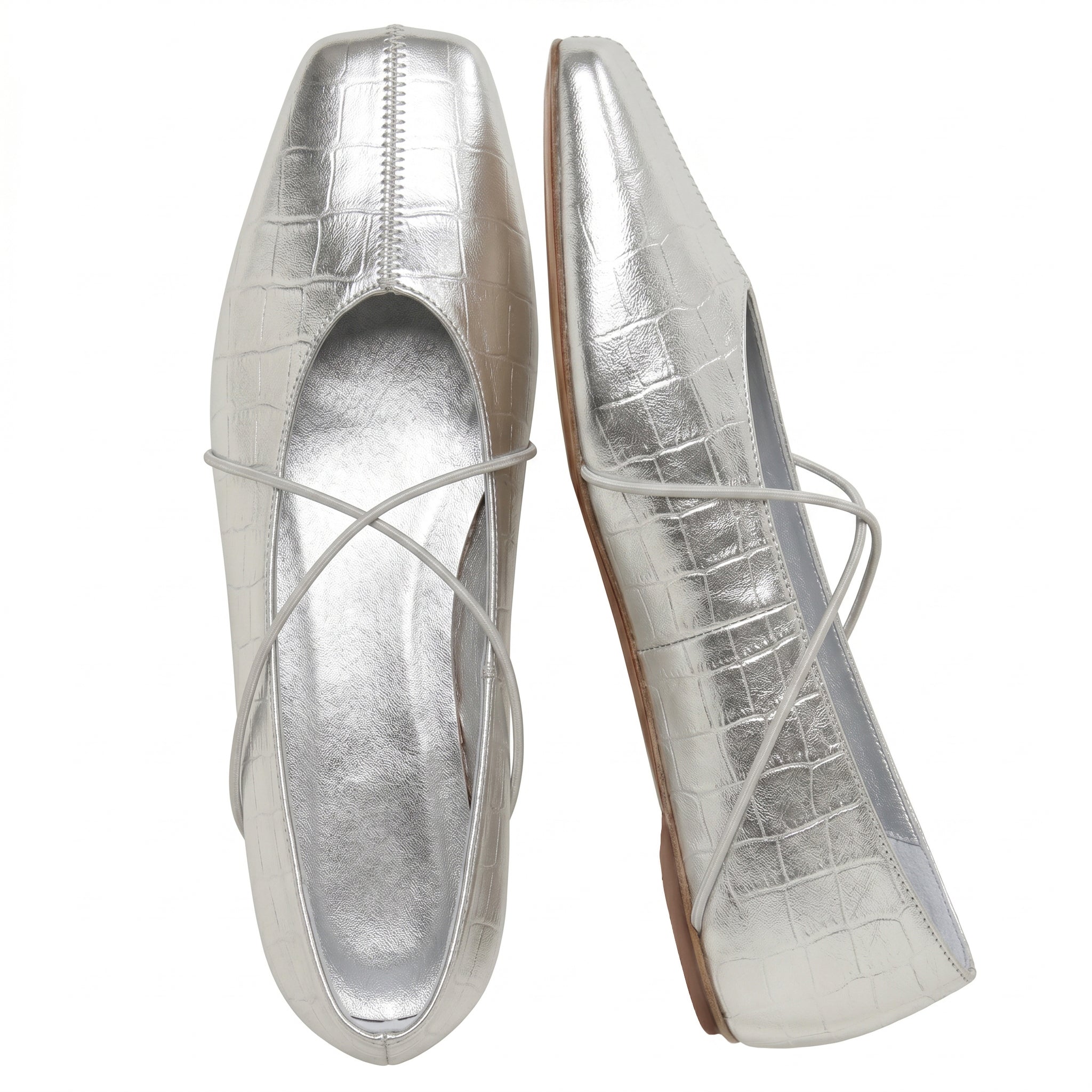 Women's Square Toe Ballet Flats Mary Jane Shoes