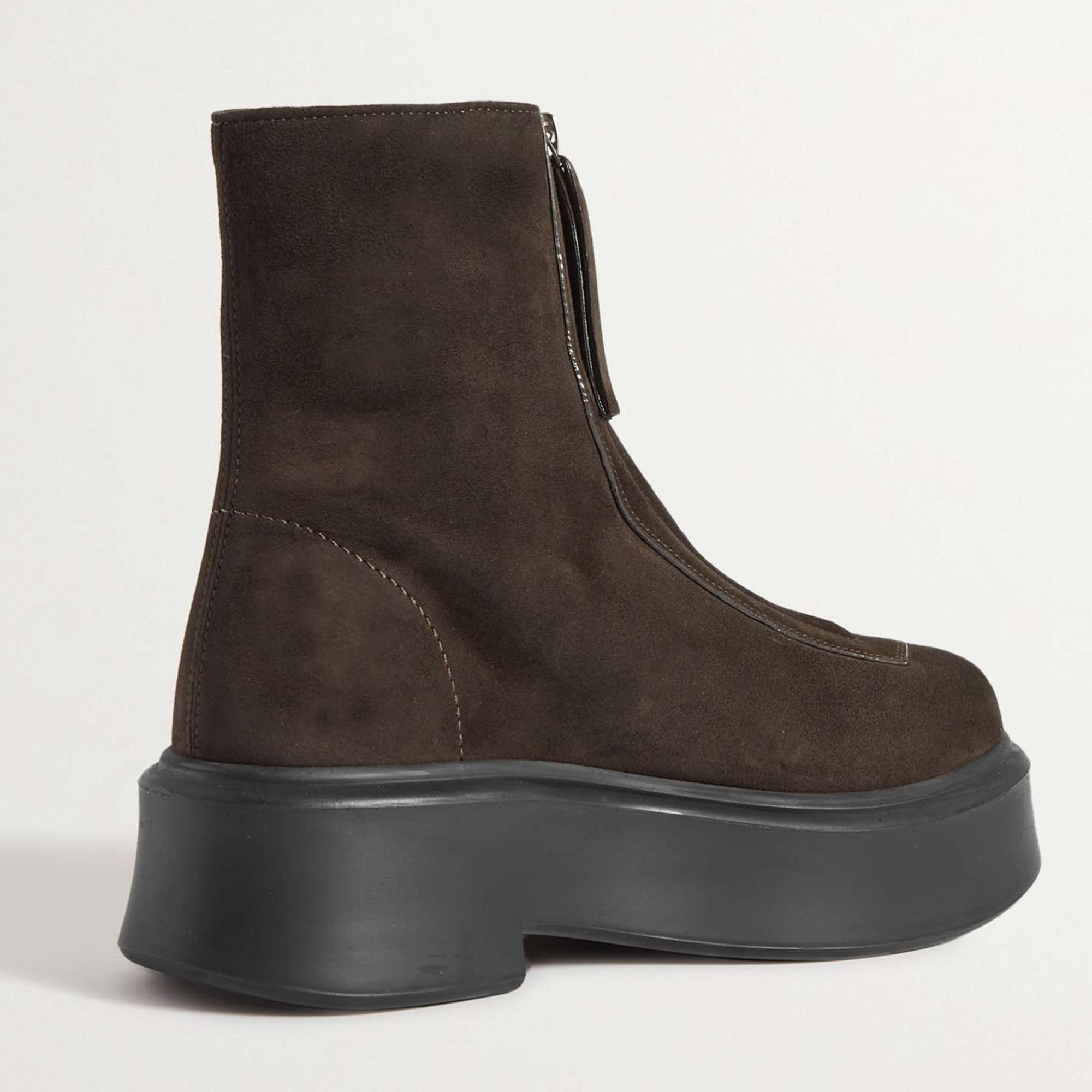 Platform Ankle Boots Chunky Block Heel Chelsea Fall Booties Winter Slip On Elastic Short Boots with Zipper