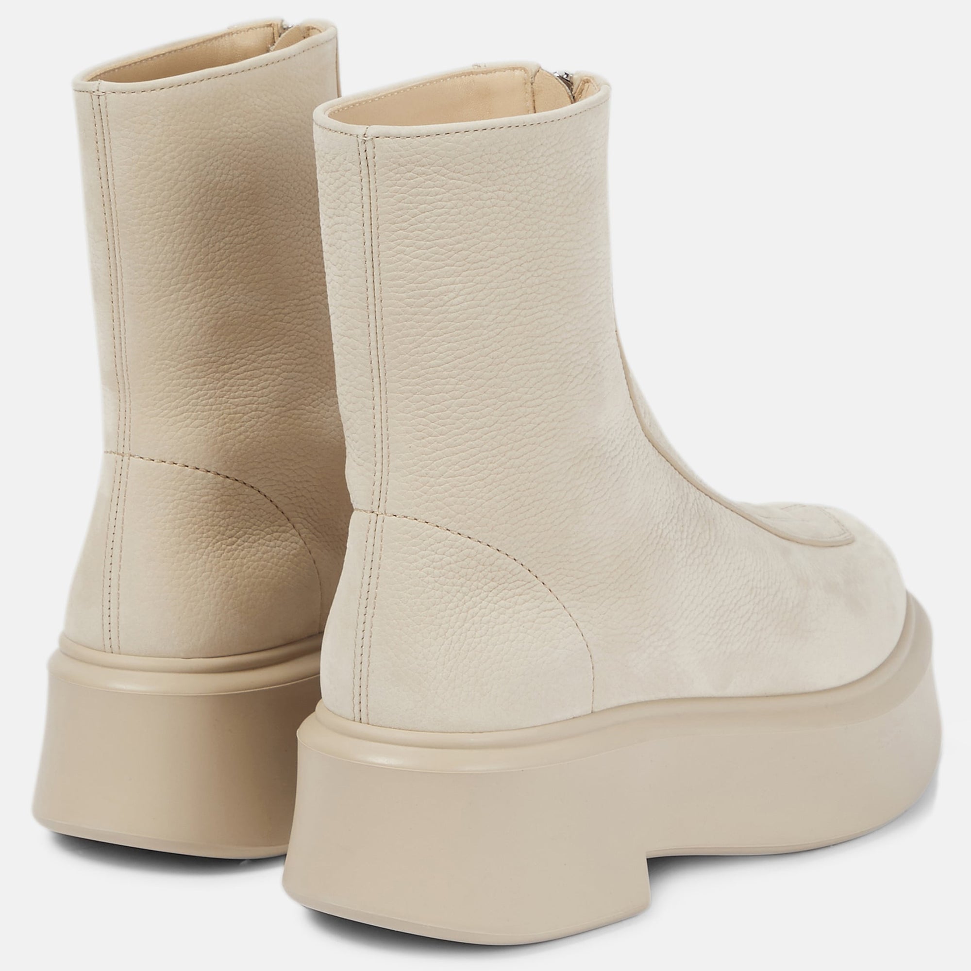 Platform Ankle Boots Chunky Block Heel Chelsea Fall Booties Winter Slip On Elastic Short Boots with Zipper