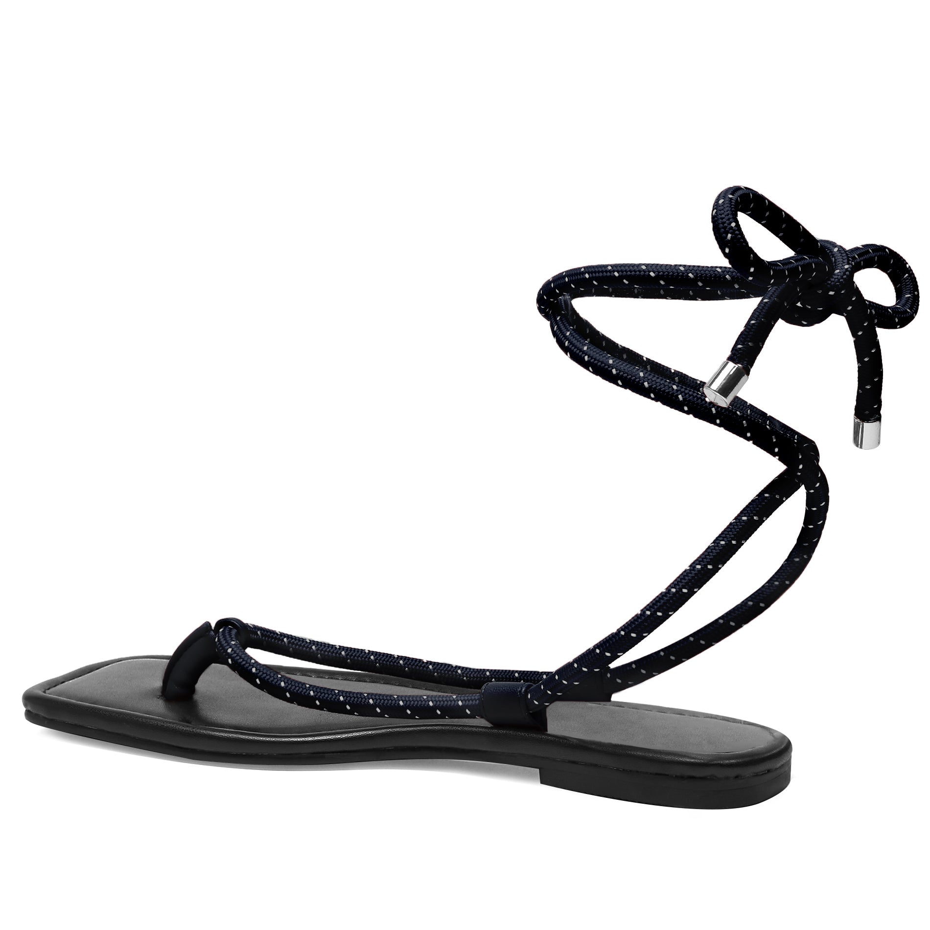 Rope Strappy Thong Flat Beach Sandals