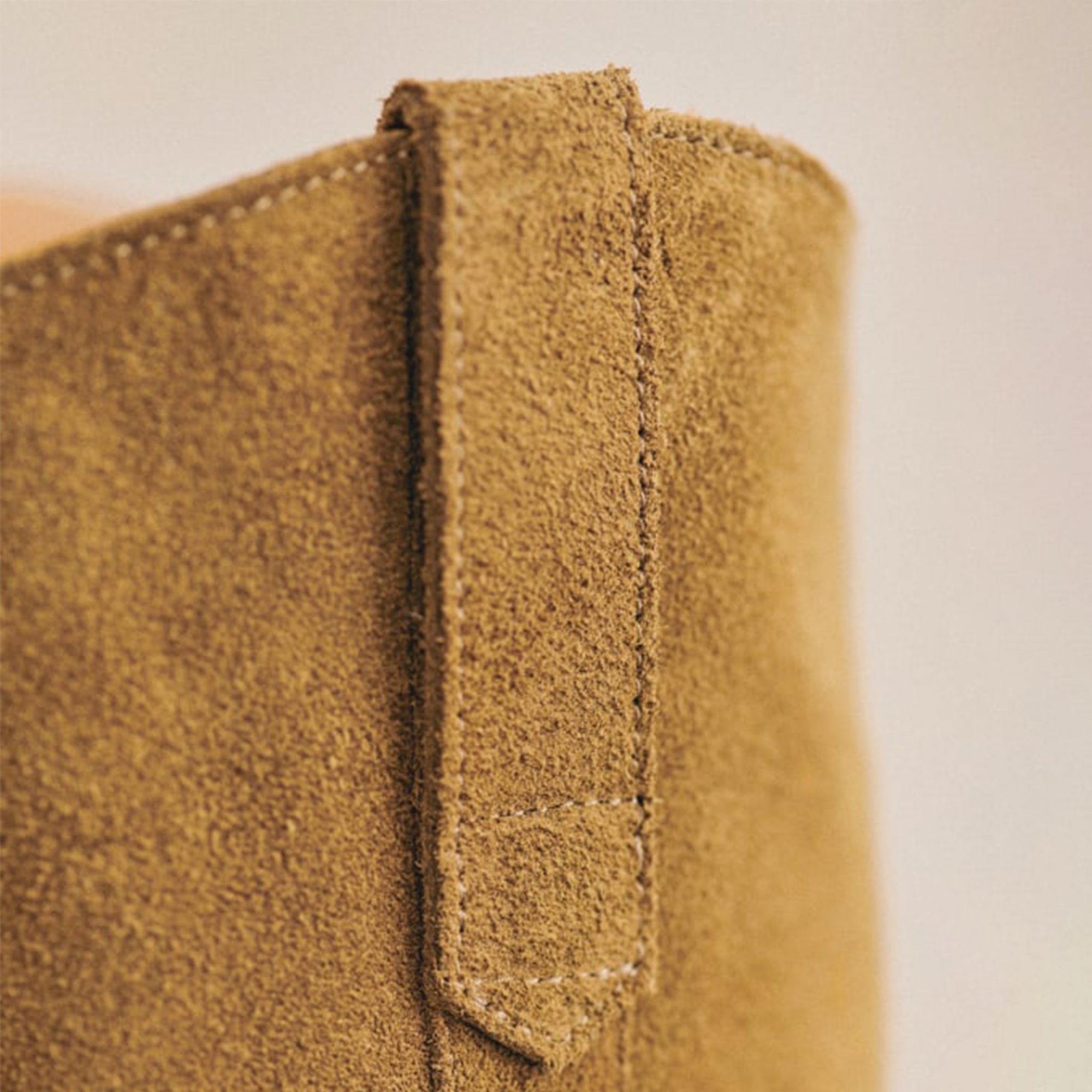 Suede Knee High Boots for Women Wide Calf Square Toe Tall Boots Low Heel Dressy Fall Long Boots