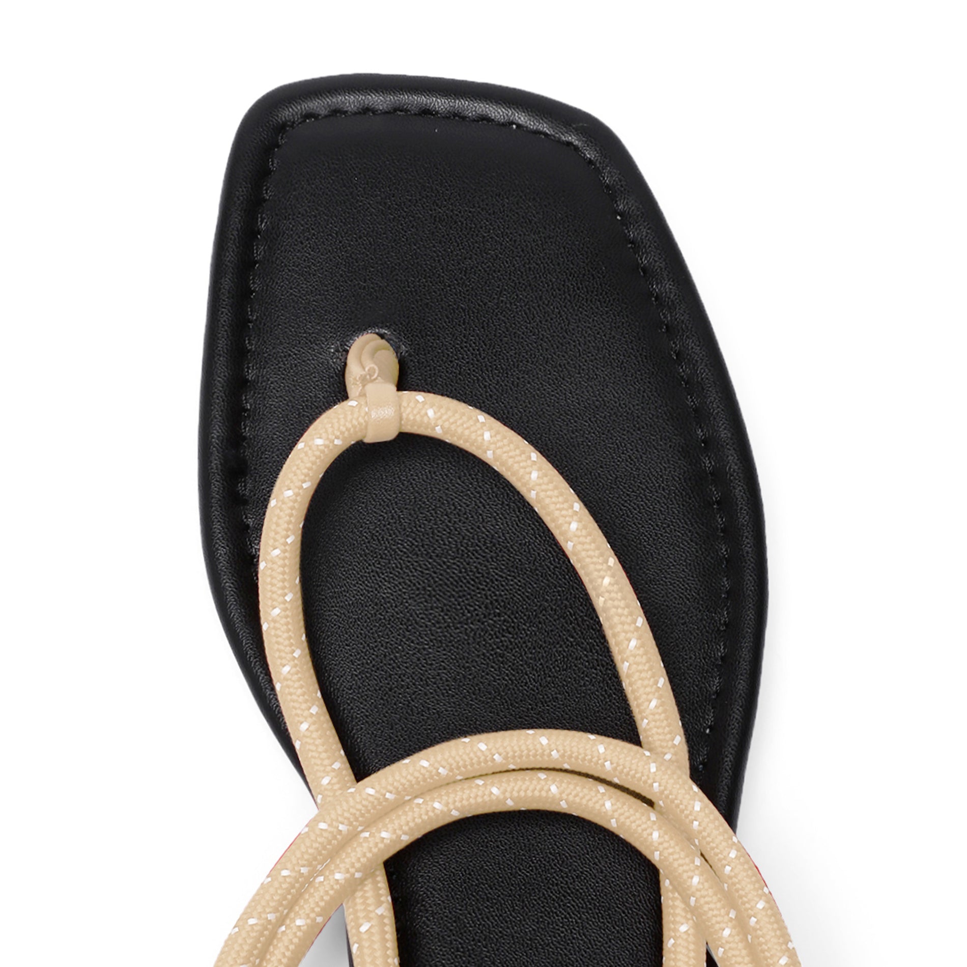 Rope Strappy Thong Flat Beach Sandals