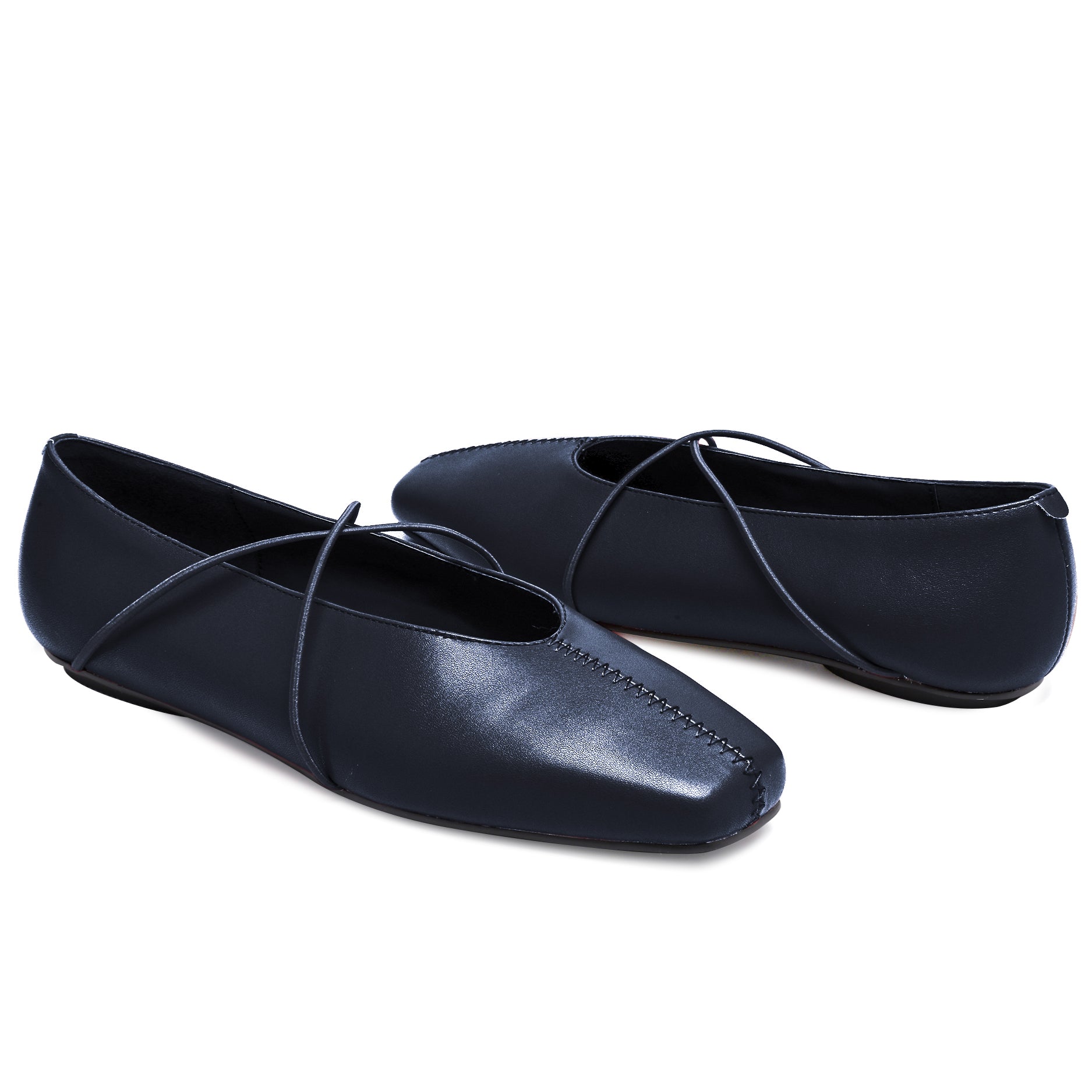 Women's Square Toe Ballet Flats Mary Jane Shoes