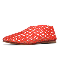 Jelly Mesh Ballet Flats Clear Hollow Beach Sandals