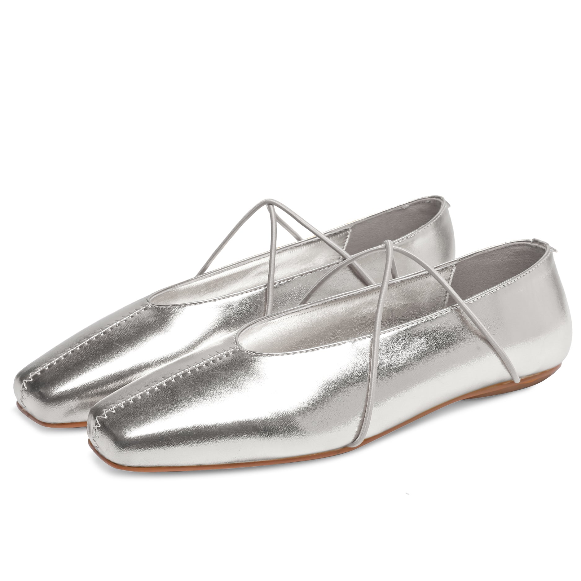Women's Square Toe Ballet Flats Mary Jane Shoes