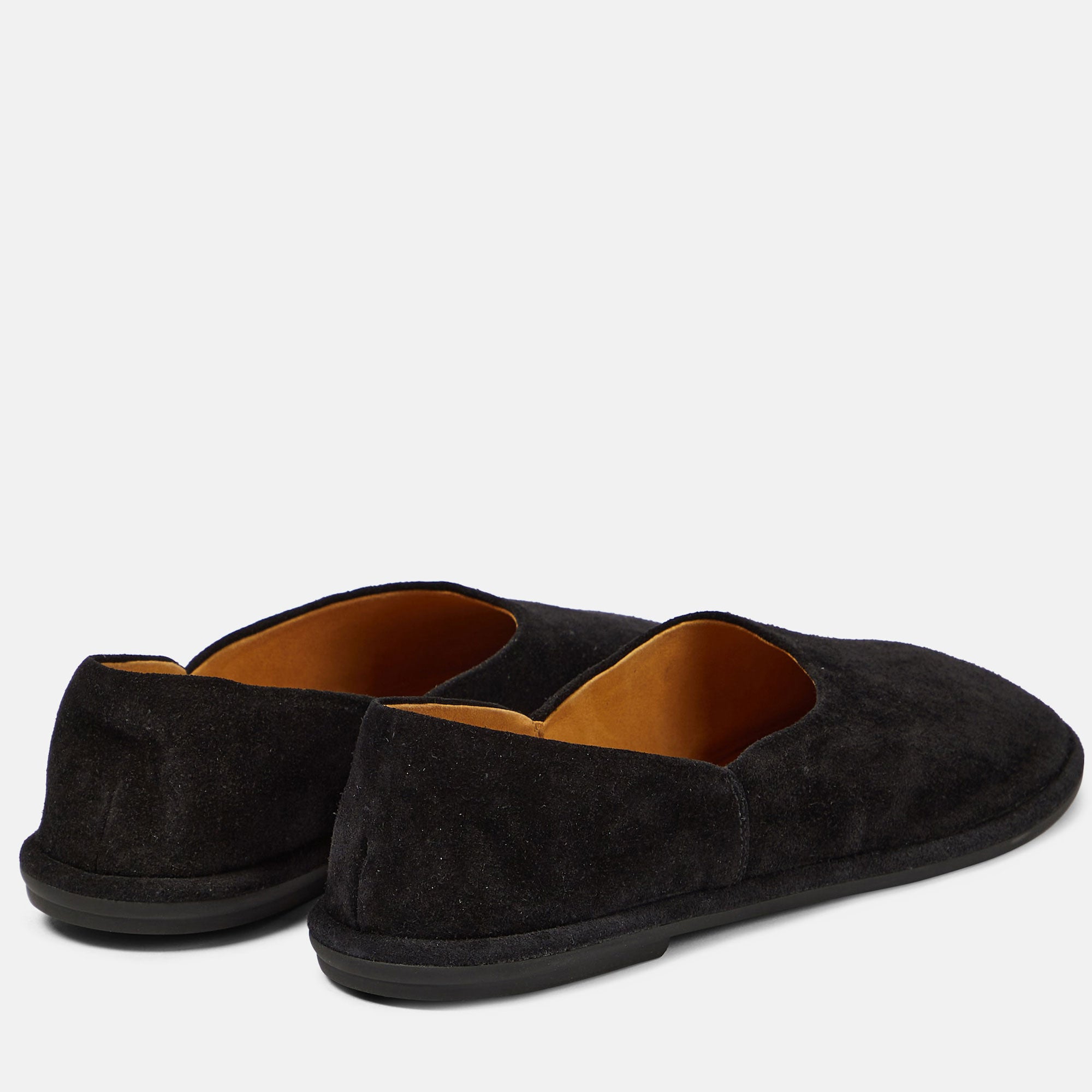 Suede Ballet Flats for Women Round Toe Slip On Casual Ballerina Shoes