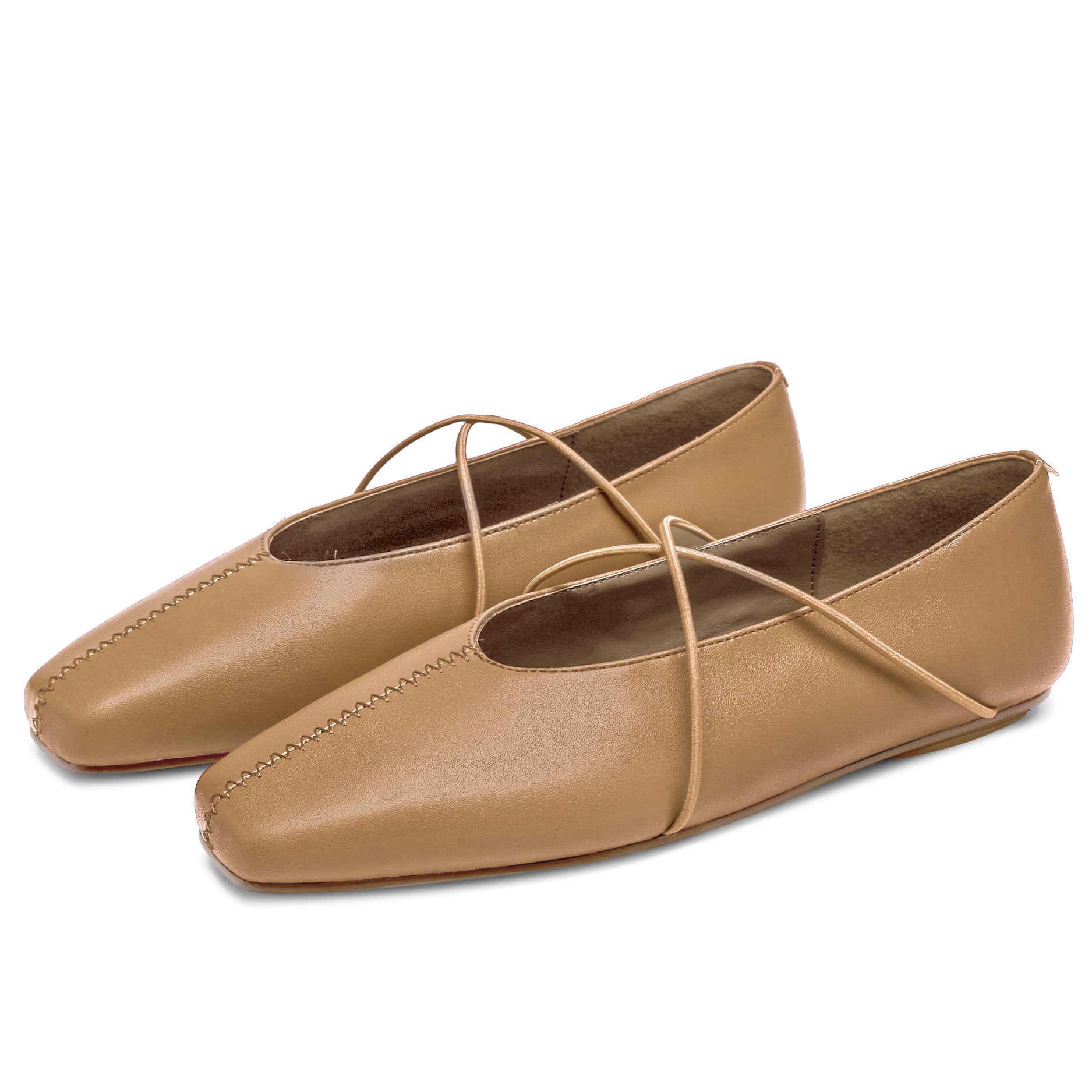 Women's Square Toe Ballet Flats Mary Jane Shoes