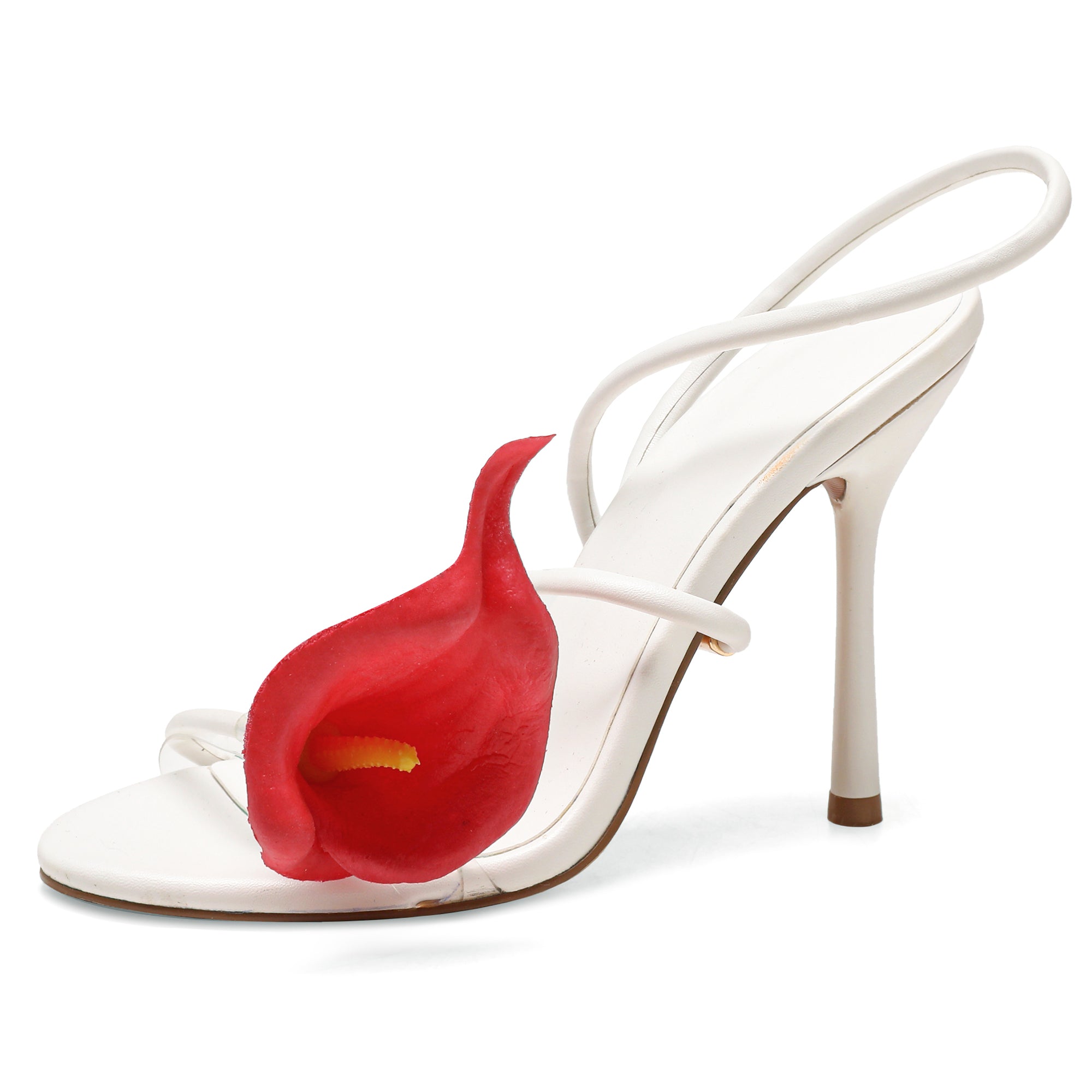 Flower High Heels Calla Lily Heeled Sandals