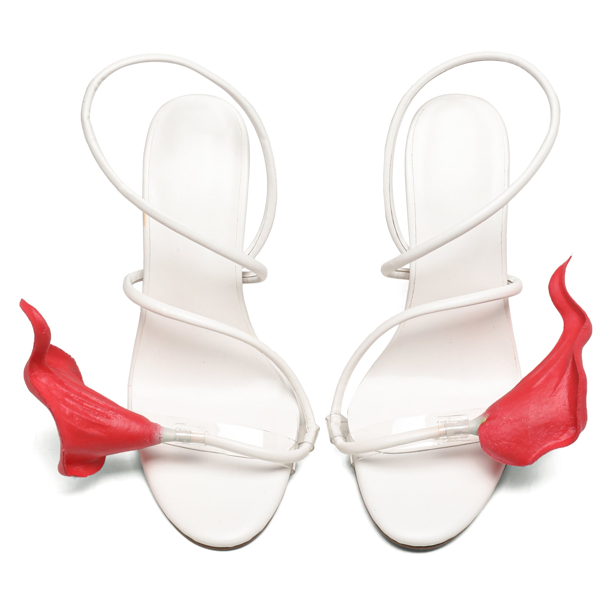 Flower High Heels Calla Lily Heeled Sandals