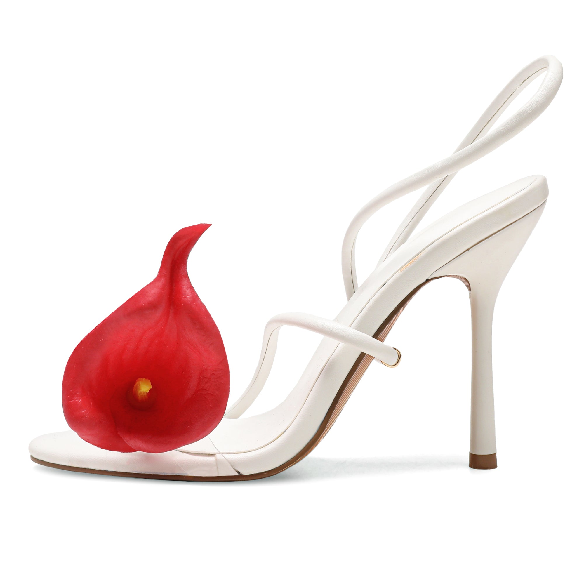 Flower High Heels Calla Lily Heeled Sandals